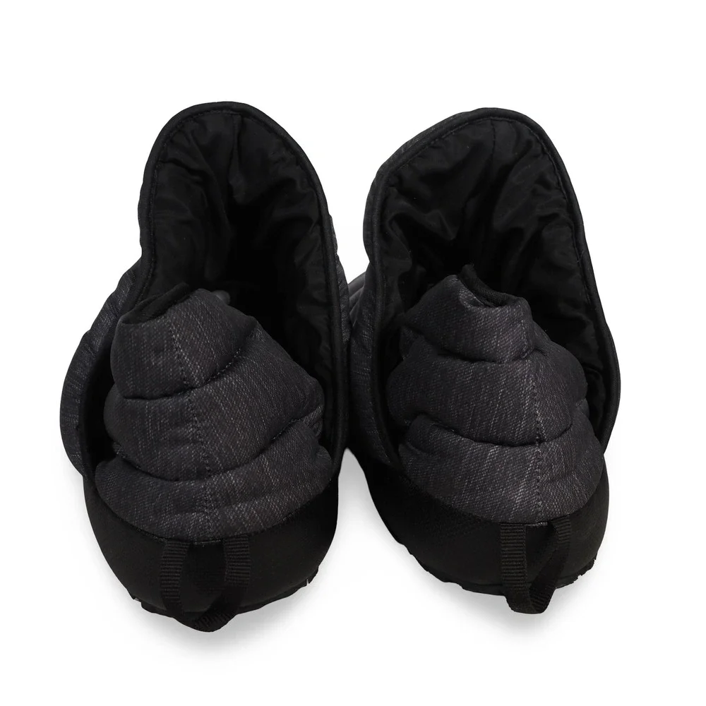 The North Face Thermoball Traction Camp Booties Mens 13 Heather Grey Red Slipper